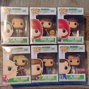 Rare Vaulted Married with Children Funko POP set